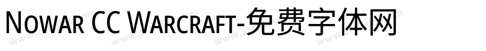 Nowar CC Warcraft字体转换